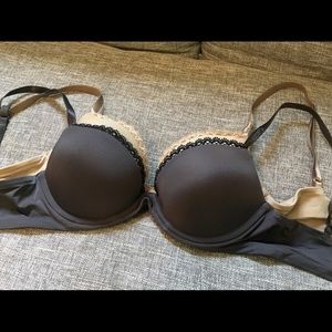 30C Calvin Klein underwire pushup bras